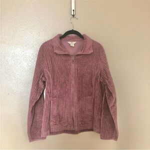 Woolrich Hazelberry Textured Track Jacket Size M